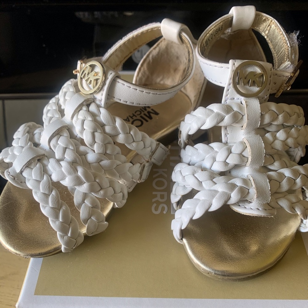 Size 5 toddler MK Michael Kors sandals